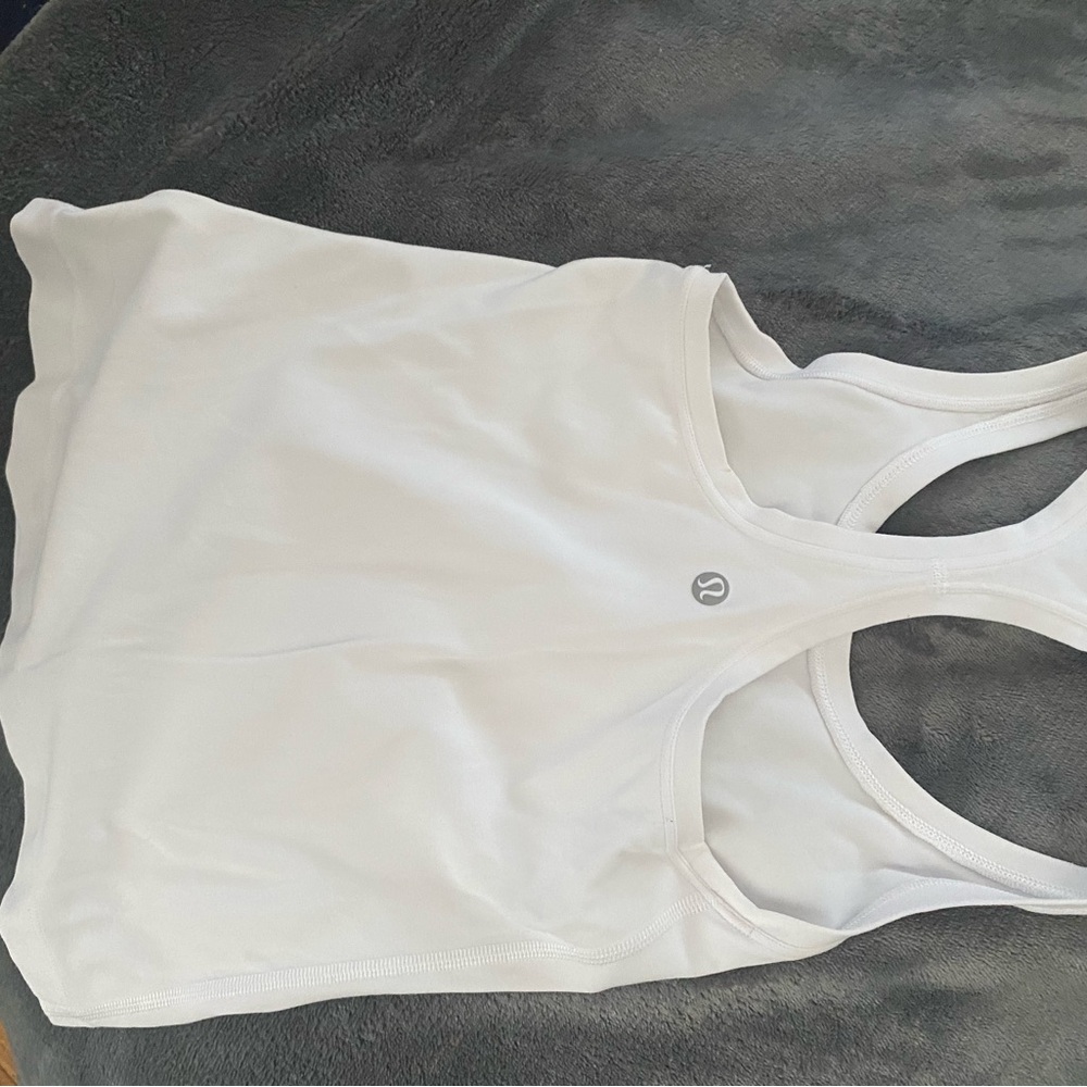 Lululemon Athletica Classic White Tank Top